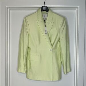 NWT Banana Republic Light Green Women's Blazer size 4 petite